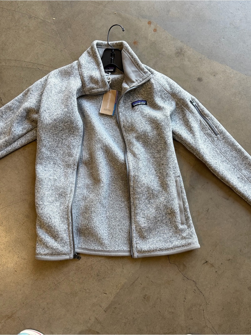 Patagonia Gray Heather Full-Zip Fleece Jacket